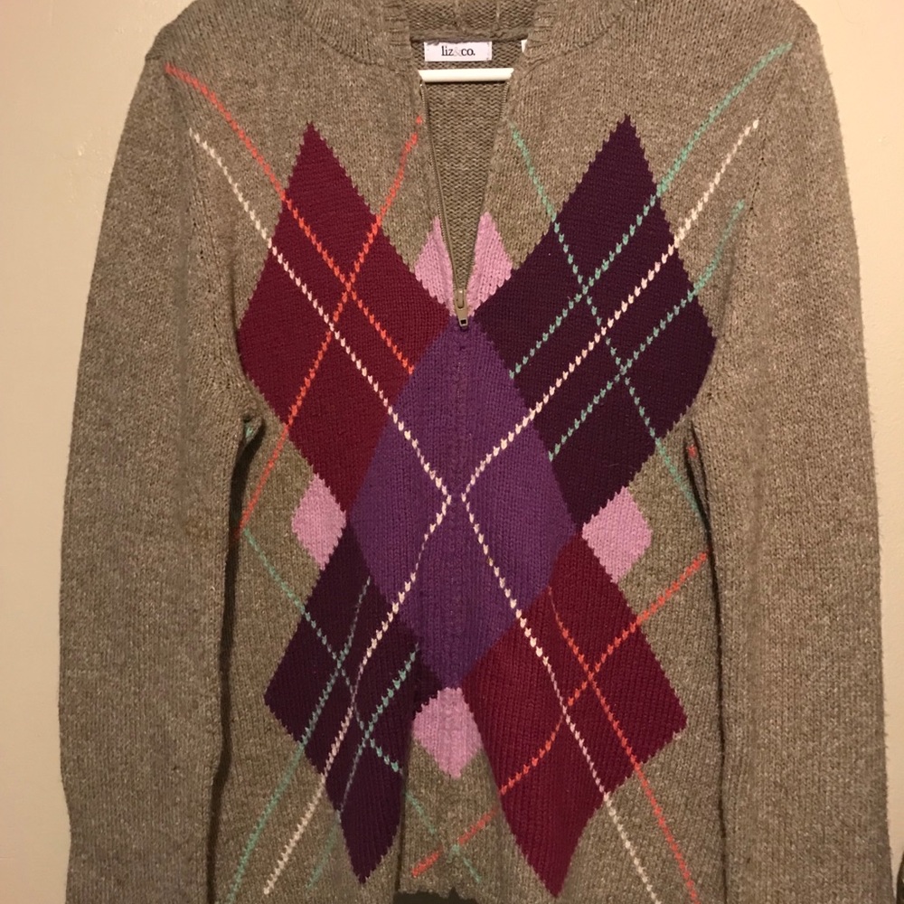 Zip up cardigan